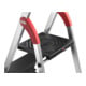 Hailo L100 TopLine, Alu-Sicherheits-Stehleiter, 3 Stufen