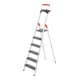 Hailo L100 TopLine, Alu-Sicherheits-Stehleiter, 6 Stufen
