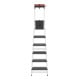 Hailo L100 TopLine, Alu-Sicherheits-Stehleiter, 6 Stufen