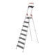 Hailo L100 TopLine, Alu-Sicherheits-Stehleiter, 8 Stufen