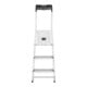 Hailo L60 StandardLine, Alu-Sicherheits-Stehleiter, 3 Stufen