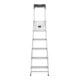 Hailo L60 StandardLine, Alu-Sicherheits-Stehleiter, 5 Stufen