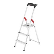 Hailo Échelle de sécurité standard L60 en aluminium, à barreaux droits