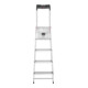 Hailo L60 StandardLine, escabeau de sécurité en aluminium, 4 marches