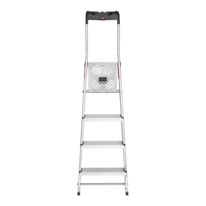 Hailo L60 StandardLine, escabeau de sécurité en aluminium, 4 marches