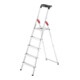 Hailo L60 StandardLine, escabeau de sécurité en aluminium, 5 marches