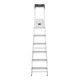 Hailo L60 StandardLine, escabeau de sécurité en aluminium, 6 marches