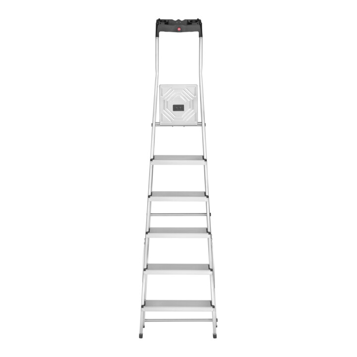 Hailo L60 StandardLine, escabeau de sécurité en aluminium, 6 marches