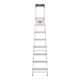 Hailo L60 StandardLine, escabeau de sécurité en aluminium, 7 marches