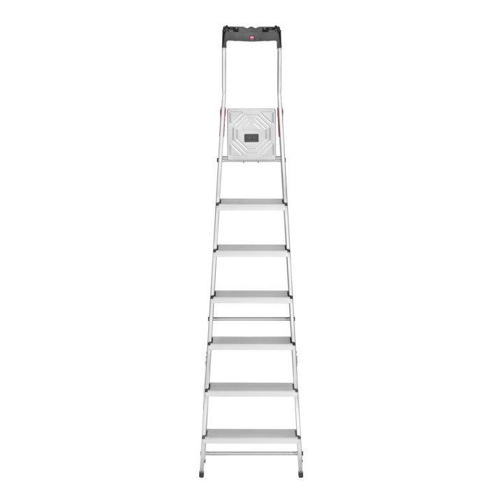 Hailo L60 StandardLine, escabeau de sécurité en aluminium, 7 marches