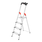 Hailo Alu-Sicherheits-Stehleiter L80 ComfortLine-1