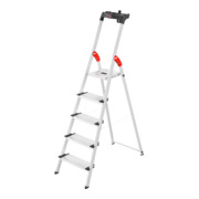 Hailo Alu-Sicherheits-Stehleiter L80 ComfortLine-1