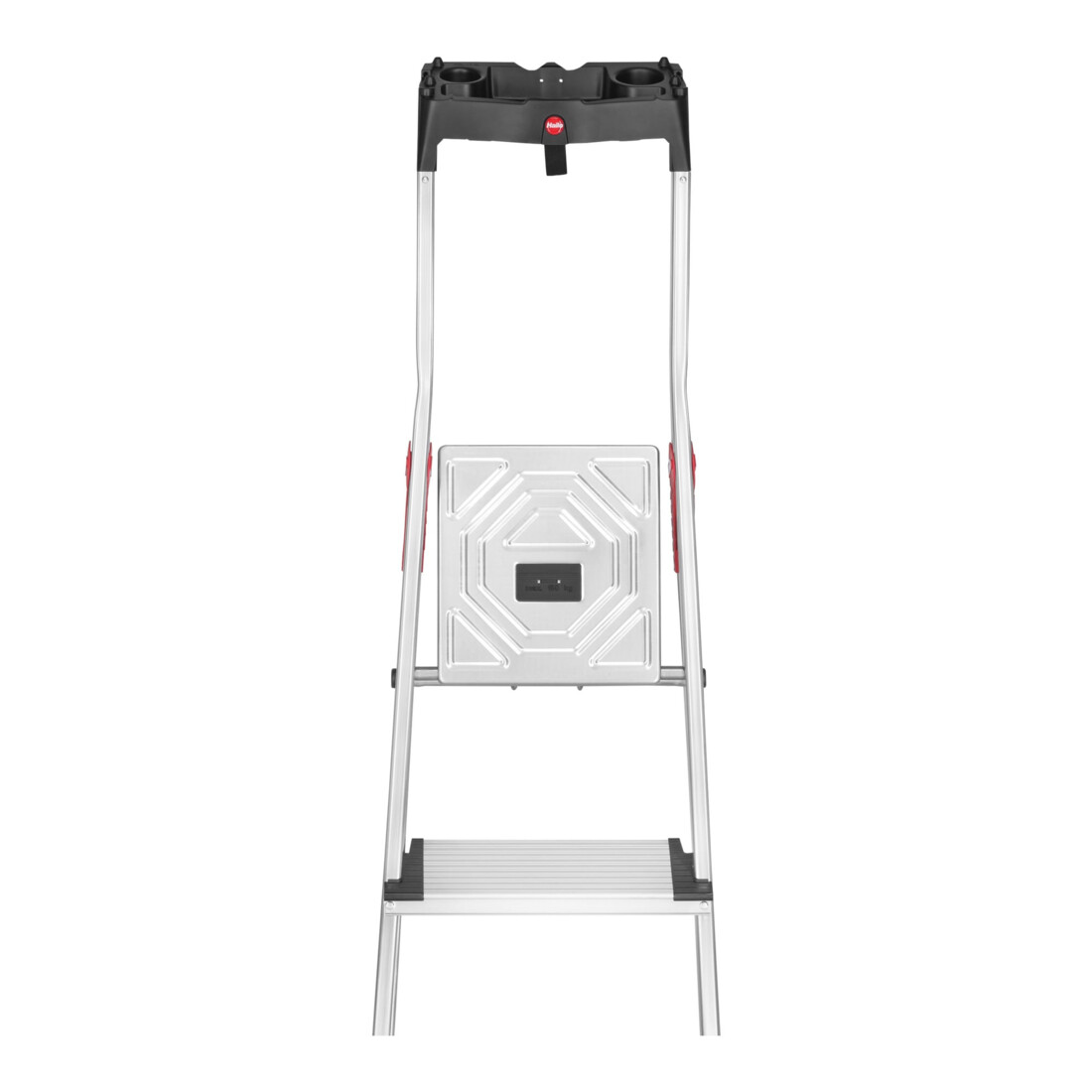 Hailo Alu-Sicherheits-Stehleiter L80 ComfortLine