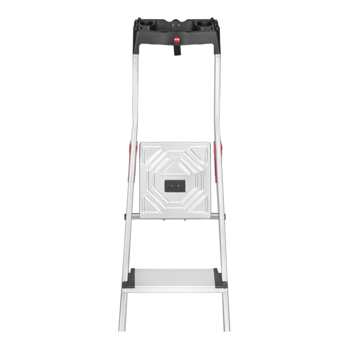 Hailo L80 ComfortLine, Alu-Sicherheits-Stehleiter, 7 Stufen