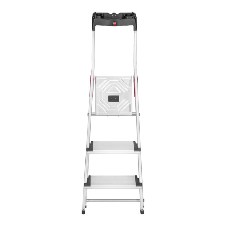 Hailo L80 ComfortLine, escabeau de sécurité en aluminium, 3 marches
