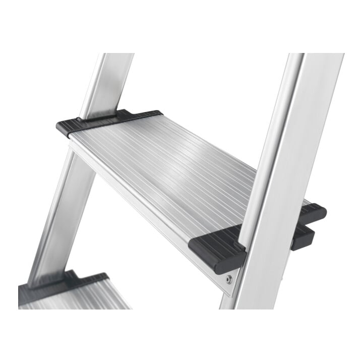 Hailo L80 ComfortLine, escabeau de sécurité en aluminium, 3 marches