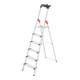 Hailo L80 ComfortLine, escabeau de sécurité en aluminium, 6 marches-1