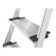 Hailo L80 ComfortLine, escabeau de sécurité en aluminium, 6 marches-2