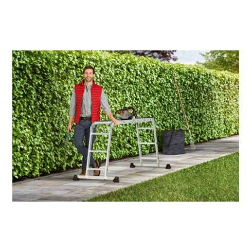 Hailo M60, Aluminium-Universalleiter, 4x3 Sprossen