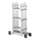 Hailo M60, Aluminium-Universalleiter, 4x3 Sprossen-4