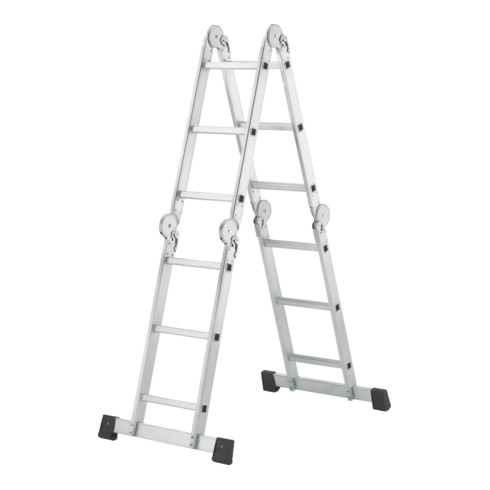 Hailo M60, Aluminium-Universalleiter, 4x3 Sprossen
