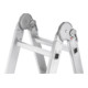 Hailo M60, Aluminium-Universalleiter, 4x3 Sprossen