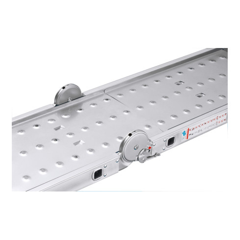 Hailo M60, Aluminium-Universalleiter, 4x3 Sprossen