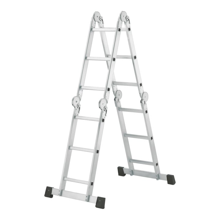Hailo M60, échelle universelle en aluminium, 4x3 barreaux