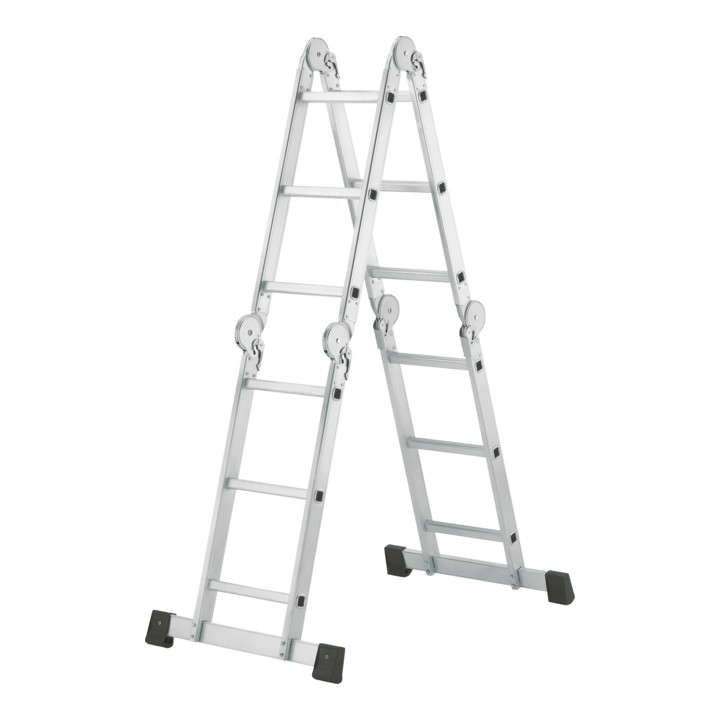 Hailo M60, échelle universelle en aluminium, 4x3 barreaux