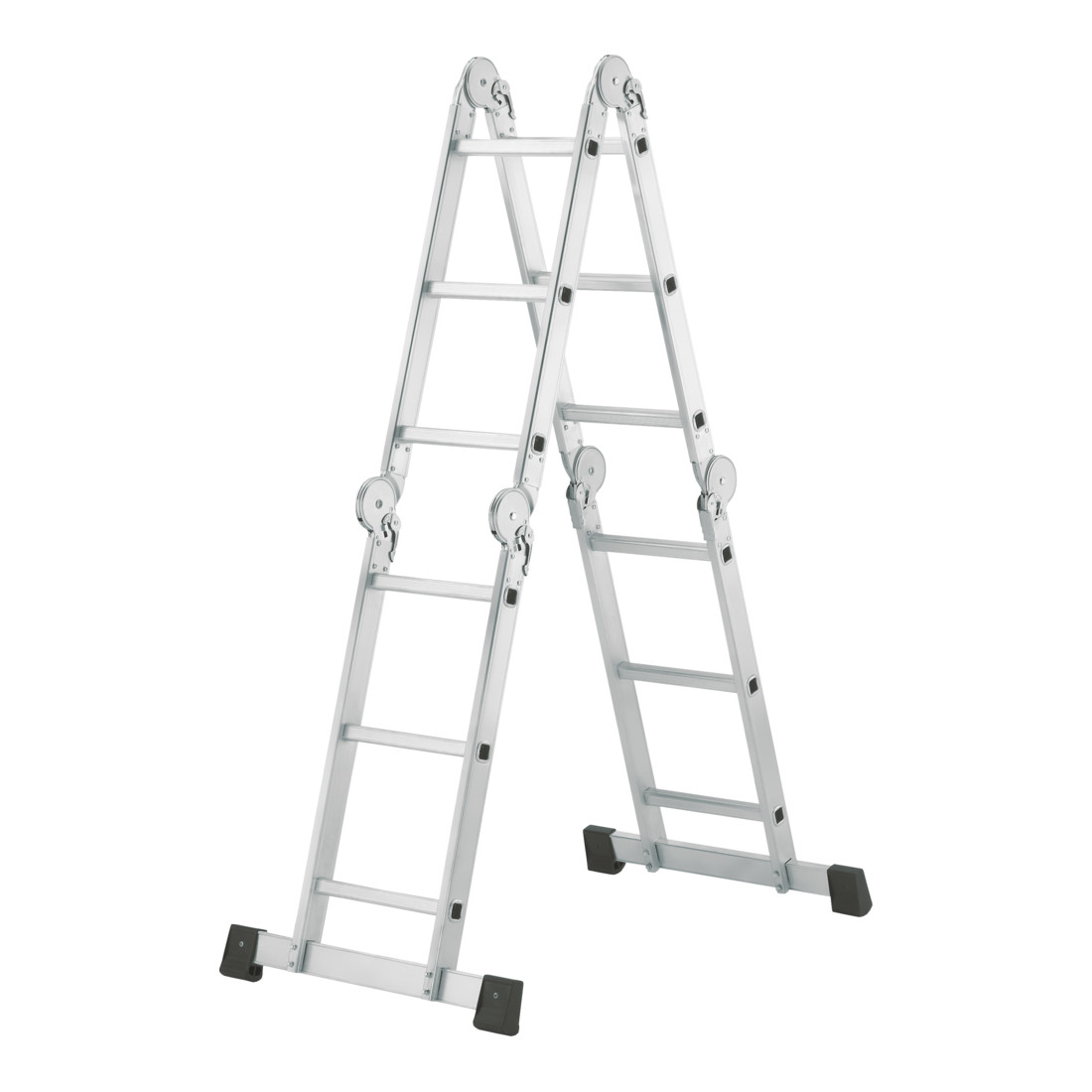 Hailo M60, échelle universelle en aluminium, 4x3 barreaux