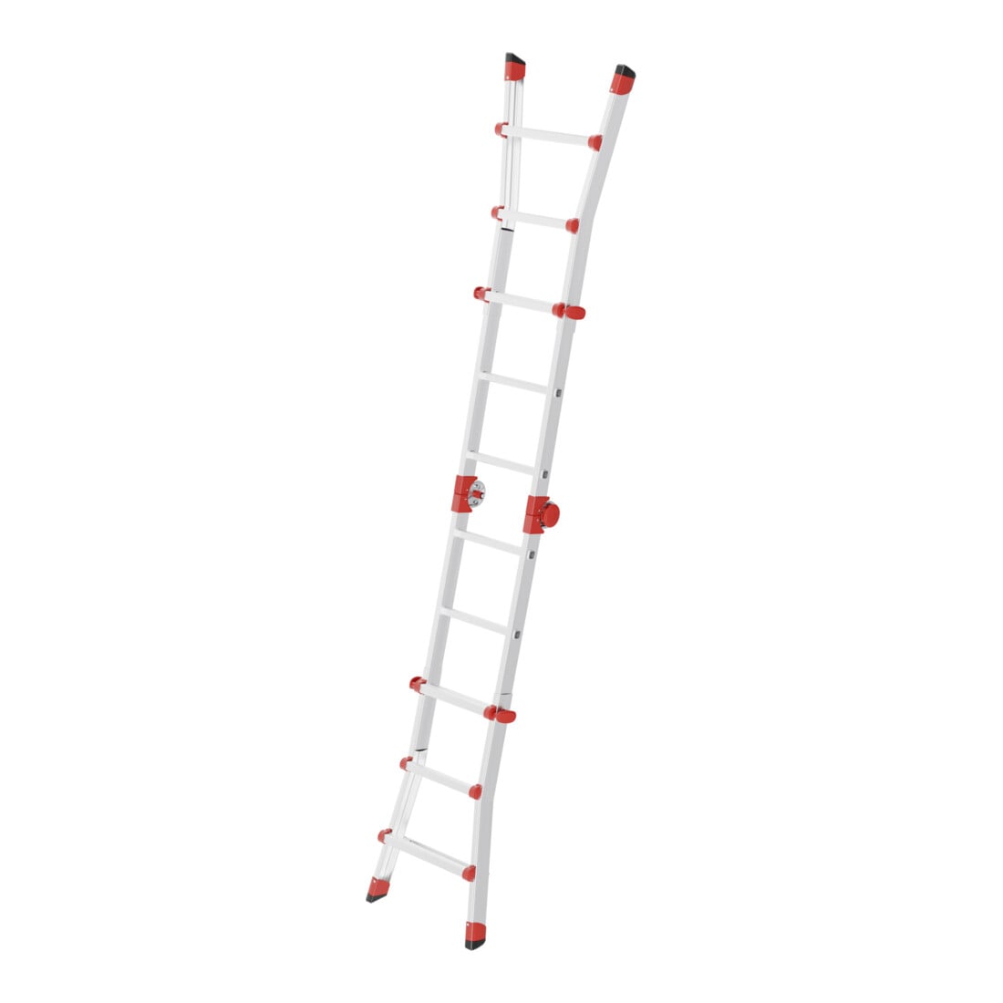 Hailo M80, Aluminium-Multifunktionsleiter, 4x3 Sprossen
