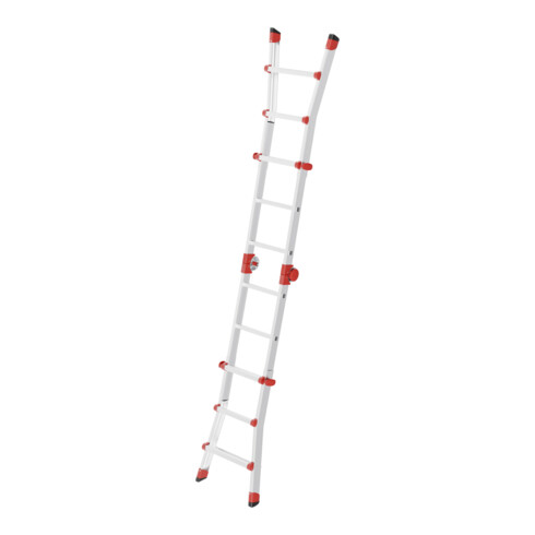 Hailo M80, échelle multifonctions en aluminium, 4x3 barreaux