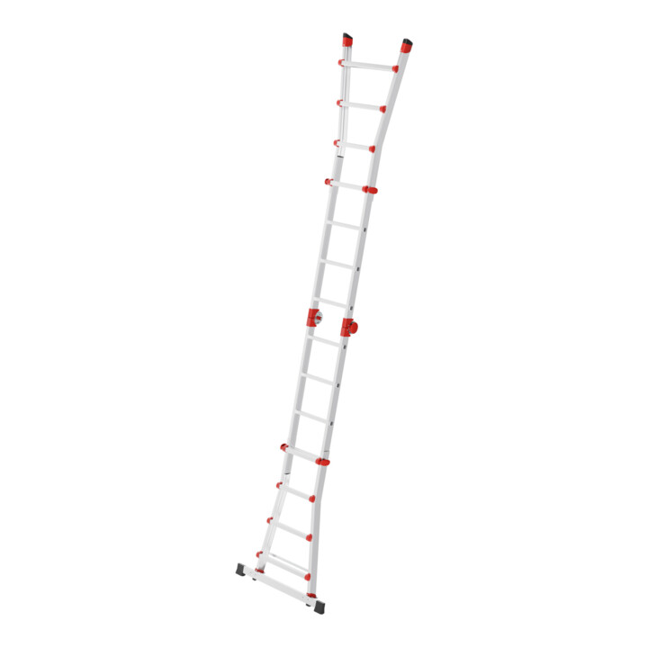 Hailo M80, échelle multifonctions en aluminium, 4x4nombre de barreaux