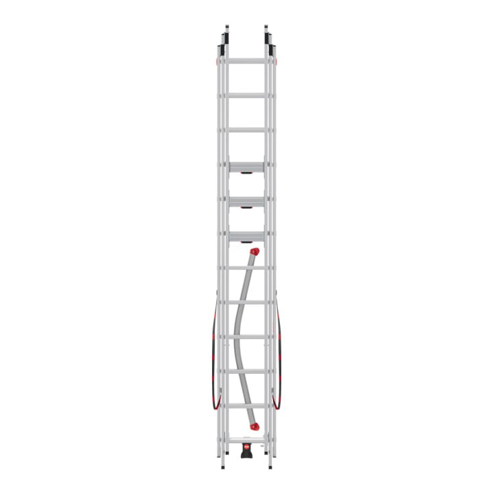 Hailo Mehrzweckleiter Master S120 3-teilig 3 x 12 Sprossen