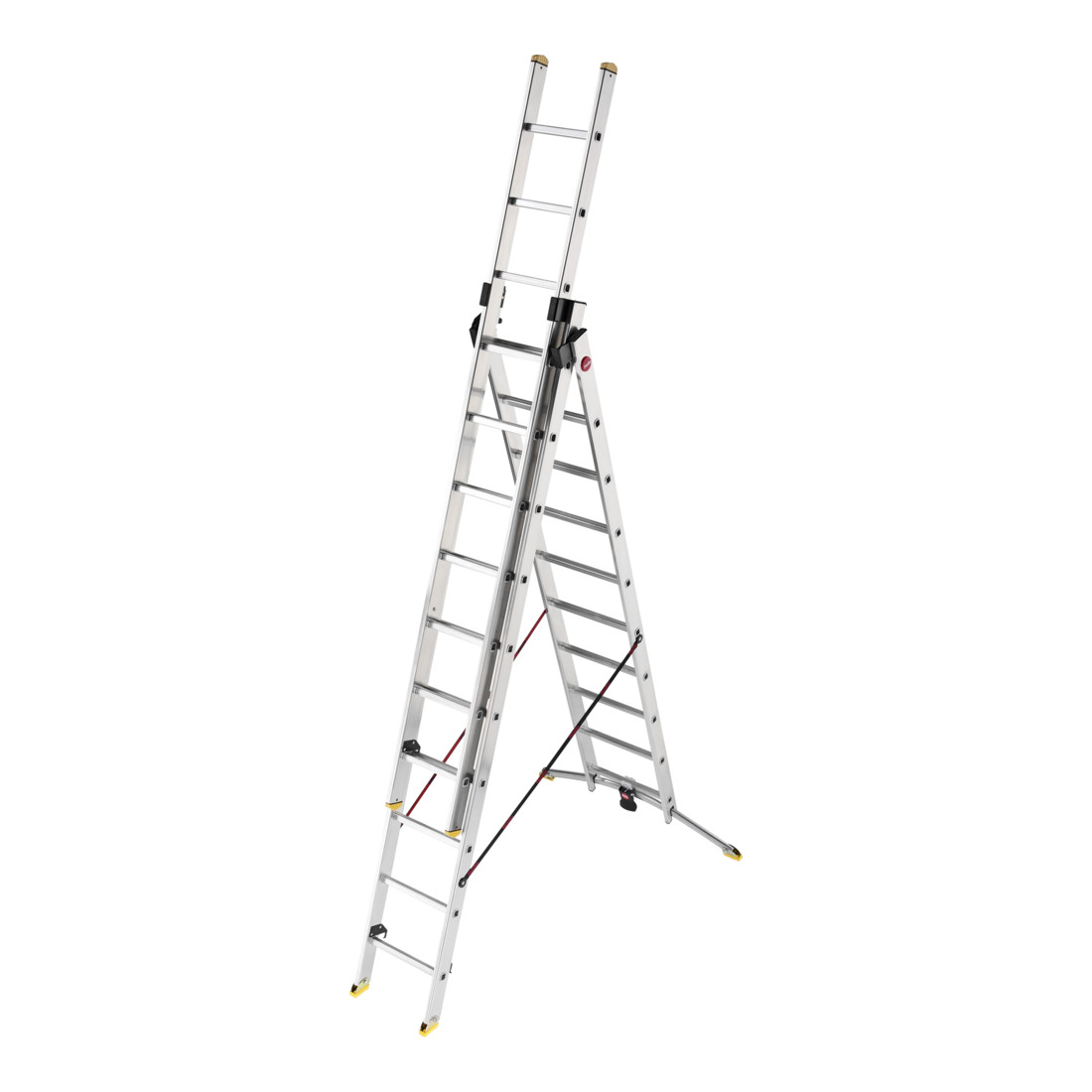 Hailo Mehrzweckleiter ProfiLine duo 2-teilig 2x10 Sprossen