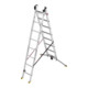 Hailo Mehrzweckleiter ProfiLine duo 2-teilig 2x8 Sprossen-1