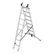 Hailo Mehrzweckleiter ProfiLine duo 2-teilig 2x8 Sprossen-1