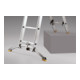 Hailo Mehrzweckleiter ProfiLine duo 2-teilig 2x8 Sprossen-4