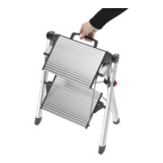 Hailo Mini ComfortLine, Komfort-Trittleiter, 2 Stufen-4