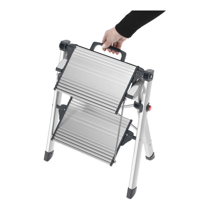 Hailo Mini ComfortLine, Komfort-Trittleiter, 2 Stufen
