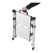 Hailo Mini ComfortLine, Komfort-Trittleiter, 2 Stufen-5