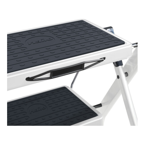 Hailo Mini StandardLine, Stahl-Trittleiter, 2 Stufen