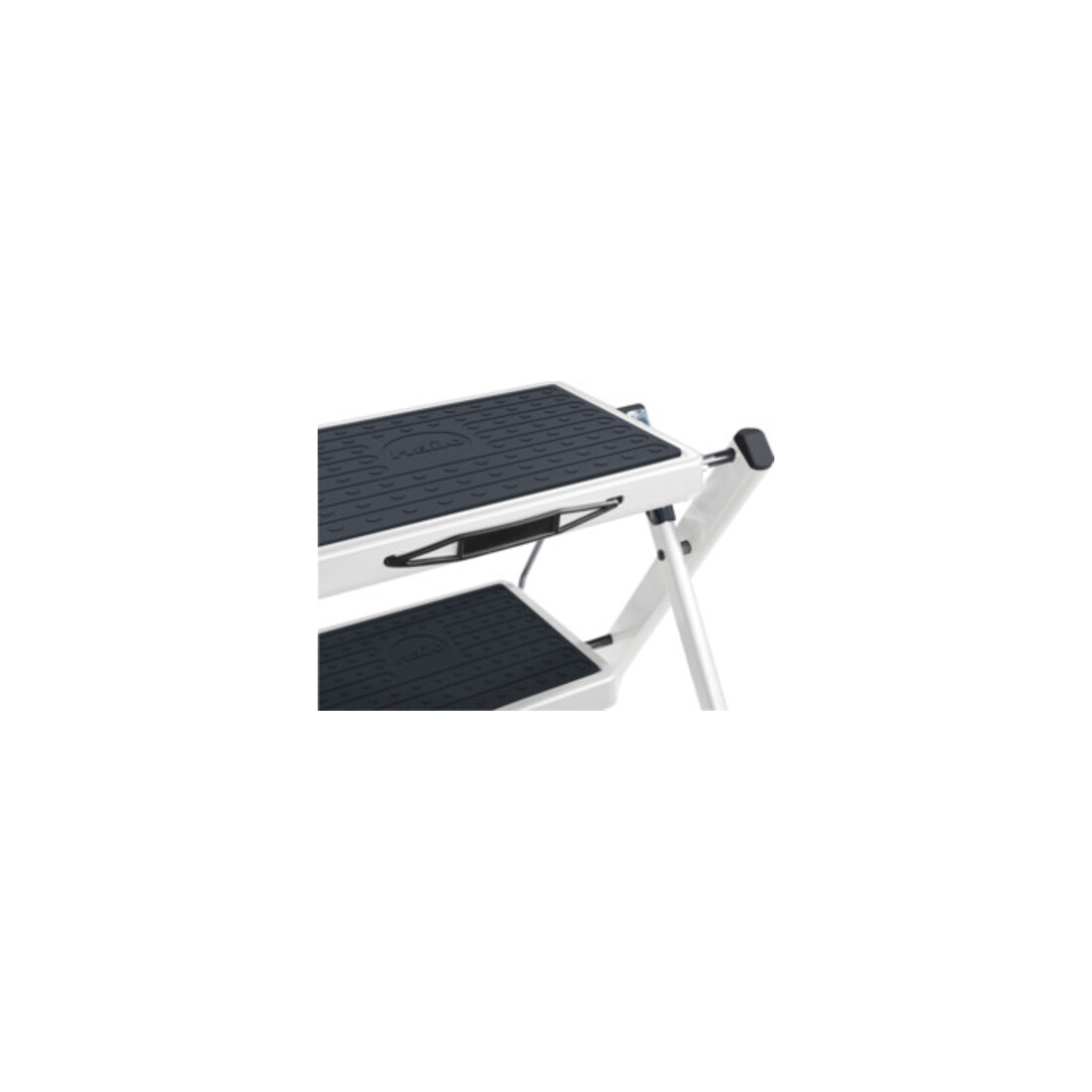 Hailo Mini StandardLine, Stahl-Trittleiter, 2 Stufen