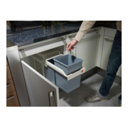 Hailo Multi-Box duo L, Einbau-Mülleimer, 2x14 ltr-4