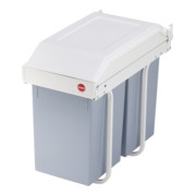 Hailo Multi-Box duo L, poubelle encastrable, 2x14 ltr
