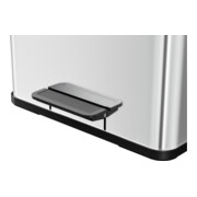 Hailo Öko duo Plus L, Tret-Mülltrenner, 17 + 9 ltr, Edelstahl-4