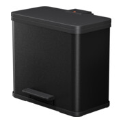 Hailo Öko duo Plus L, Tret-Mülltrenner, 17 + 9 ltr, Schwarz