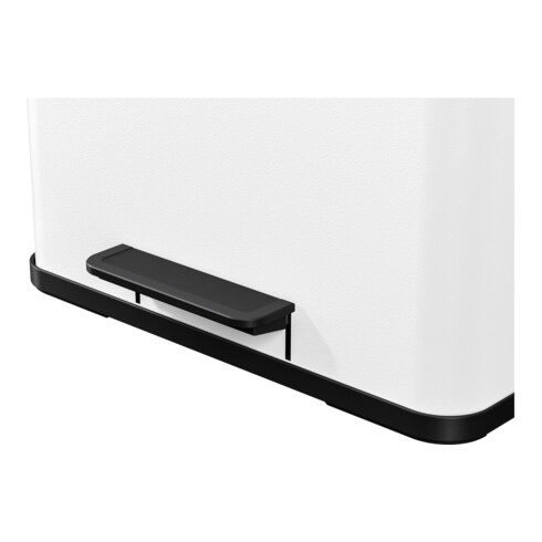 Hailo Öko duo Plus L, Tret-Mülltrenner, 17 + 9 ltr, Weiß