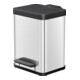 Hailo Öko duo Plus M, Tret-Mülltrenner, 2x9 ltr, Edelstahl-1