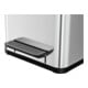 Hailo duo Plus M, Tret-Mülltrenner, 2x9 ltr, Edelstahl